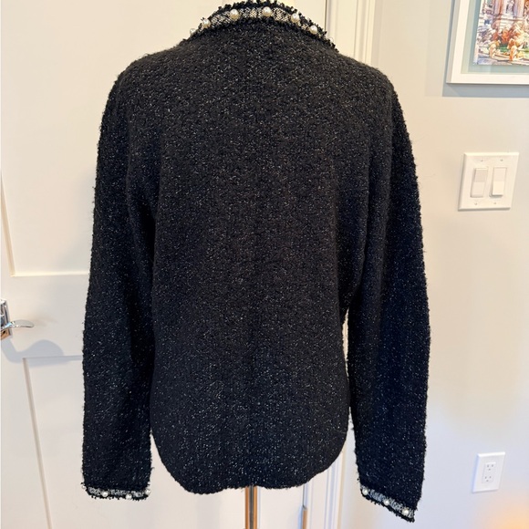 White House Black Market Black Tweed Blazer - Picture 9 of 13